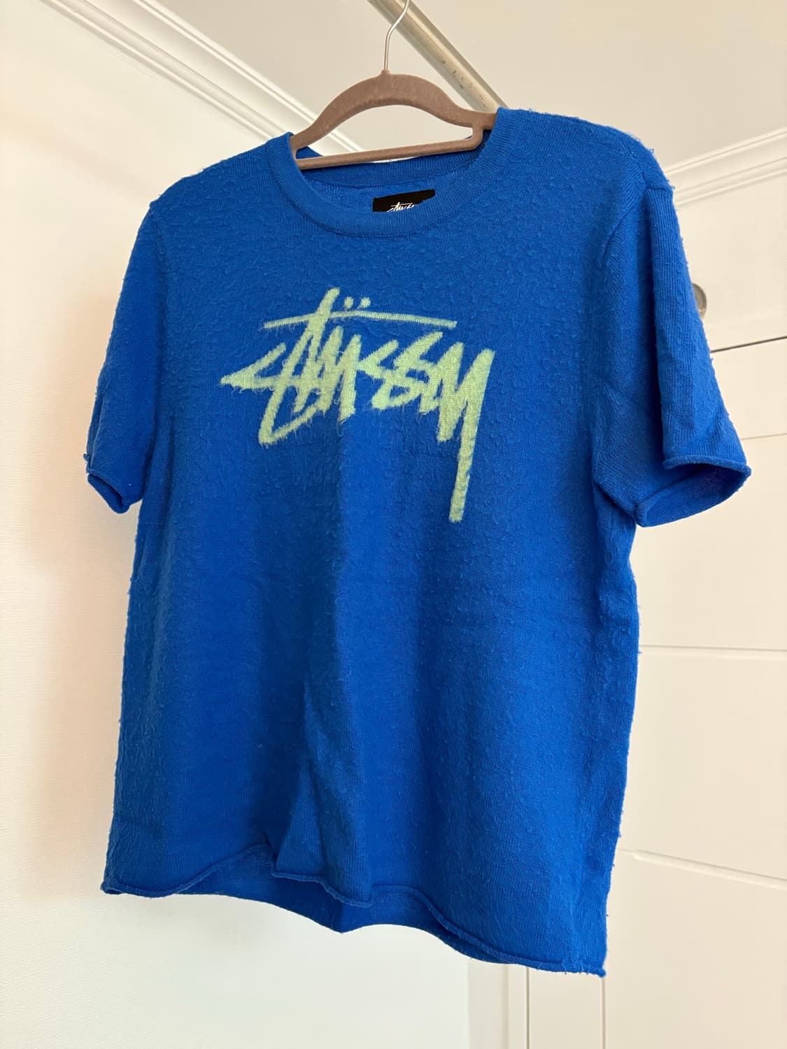 스투시 브러쉬드 반팔니트 S 상품이미지1