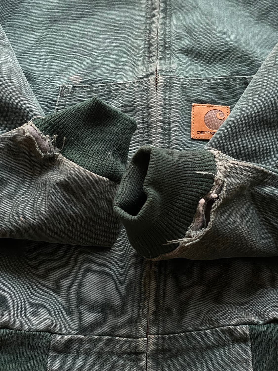 90s 칼하트 J06 HTG 헌터그린 액티브 자켓 J130 상품이미지7