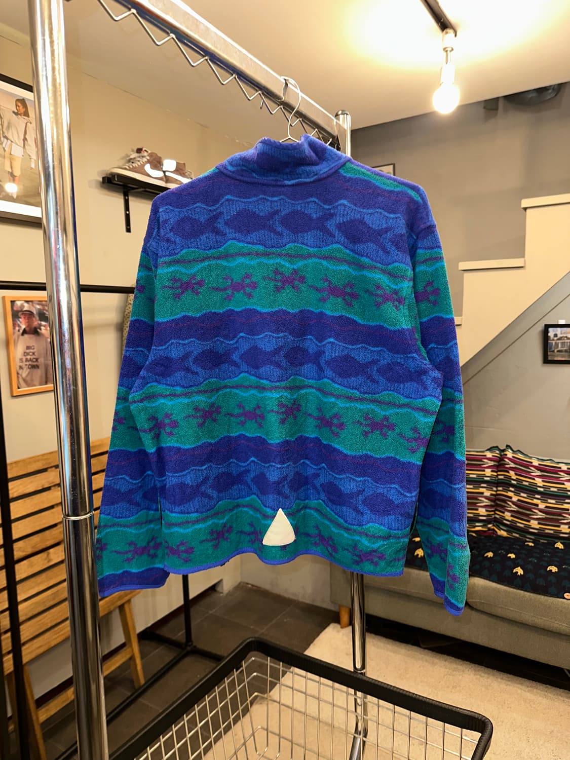 90’s LL Bean ethnic 4-button fleecewear 상품이미지9