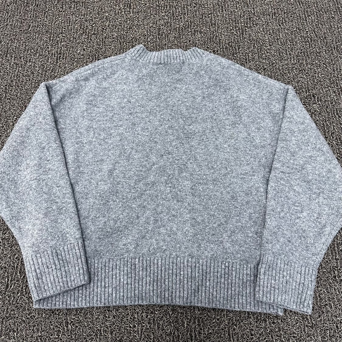 ZARA 자라 여성 브이넥 니트 그레이 M 상품이미지4