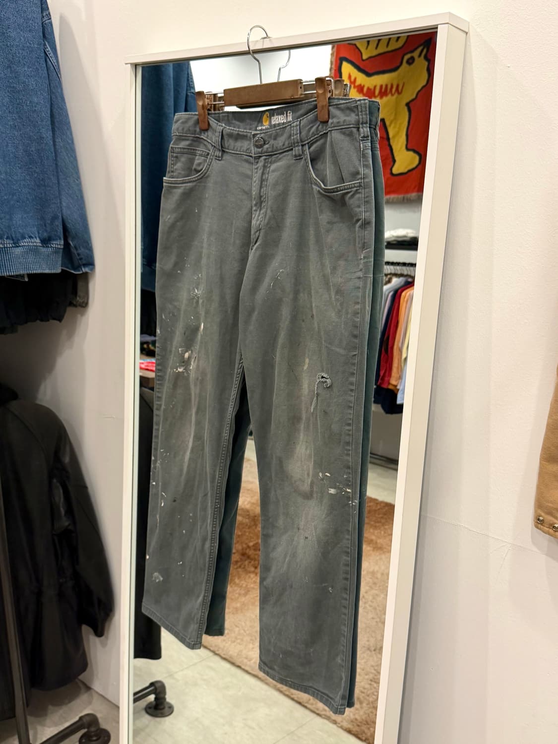 Carhartt 칼하트 빈티지 페인팅 워크 팬츠 (34inch) 상품이미지1