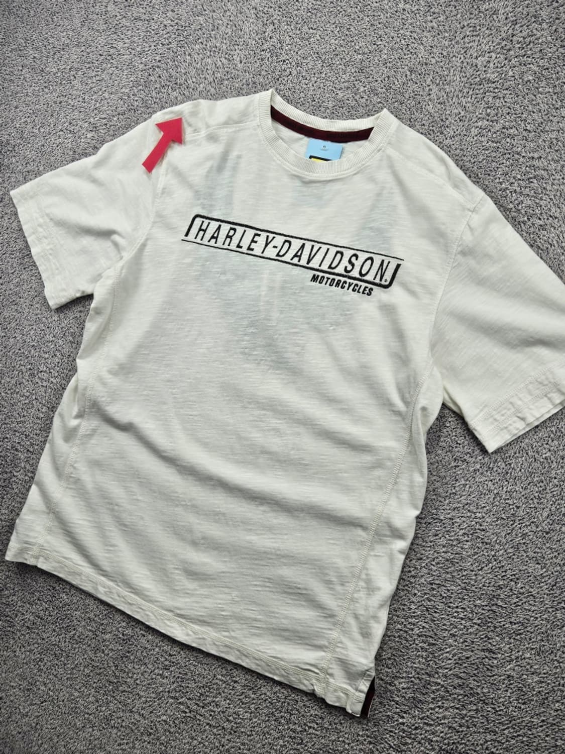 할리데이비슨 플래그 이글 윙즈 반팔 티셔츠 ( L추정 ) / 11686 상품이미지4