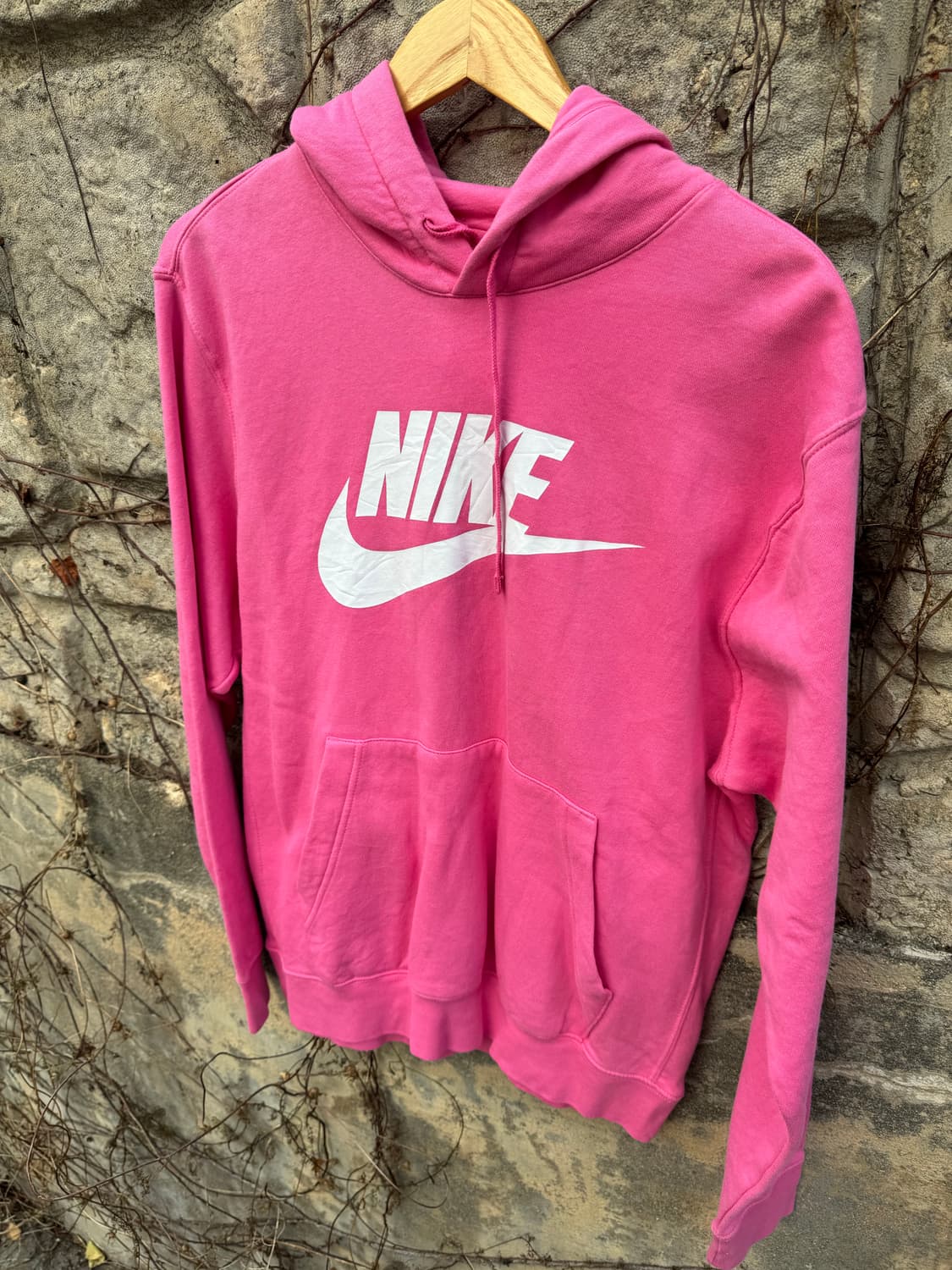 나이키 빈티지 리버스위브 후드티 핑크 후드 후디 m 상품이미지3