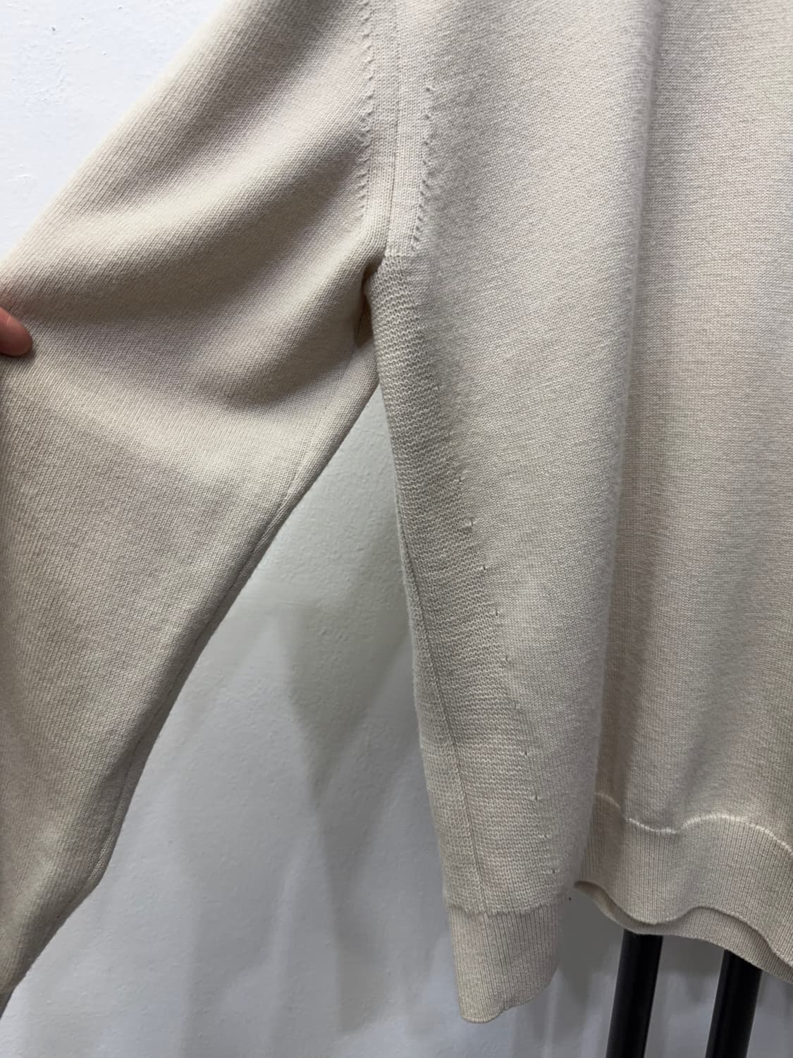 정품) 시스템옴므 한섬 22ss 카라넥 니트 105 상품이미지3