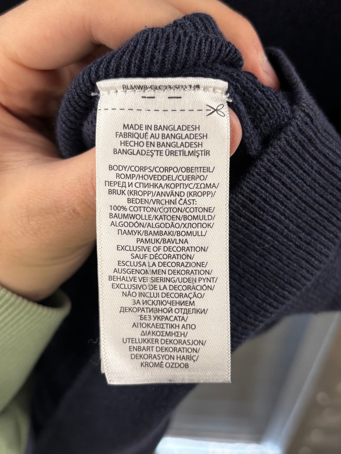 폴로 랄프로렌 하프집업 니트 L 상품이미지6