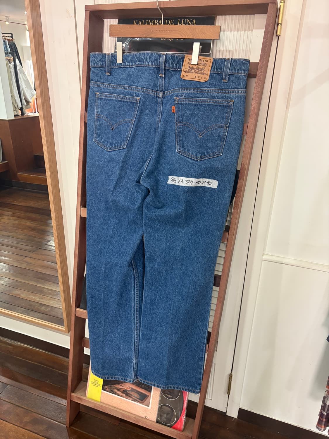 J135 90s USA levis 517 데님팬츠 상품이미지3