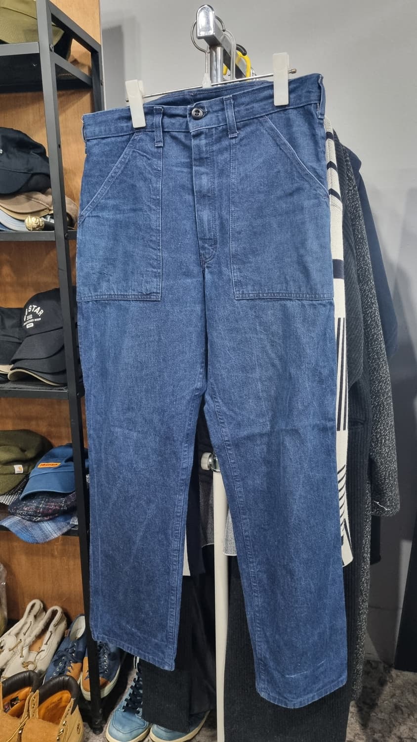 (Gung Ho) Made In USA 워크웨어 데님진 허리반품42(32 상품이미지1