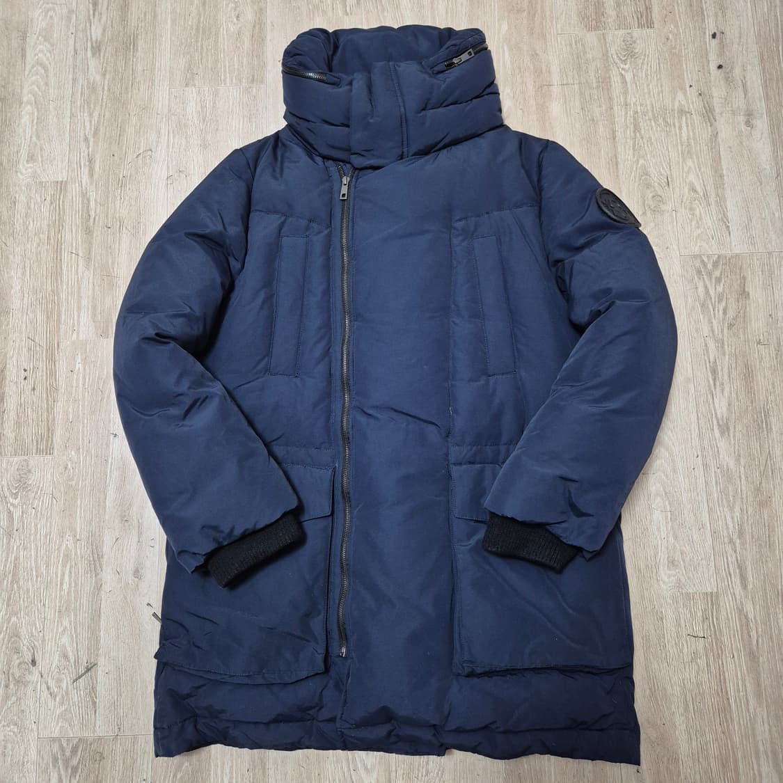 스튜디오 보니 여성 프리미엄 하이넥 덕다운 롱패딩 상품이미지1