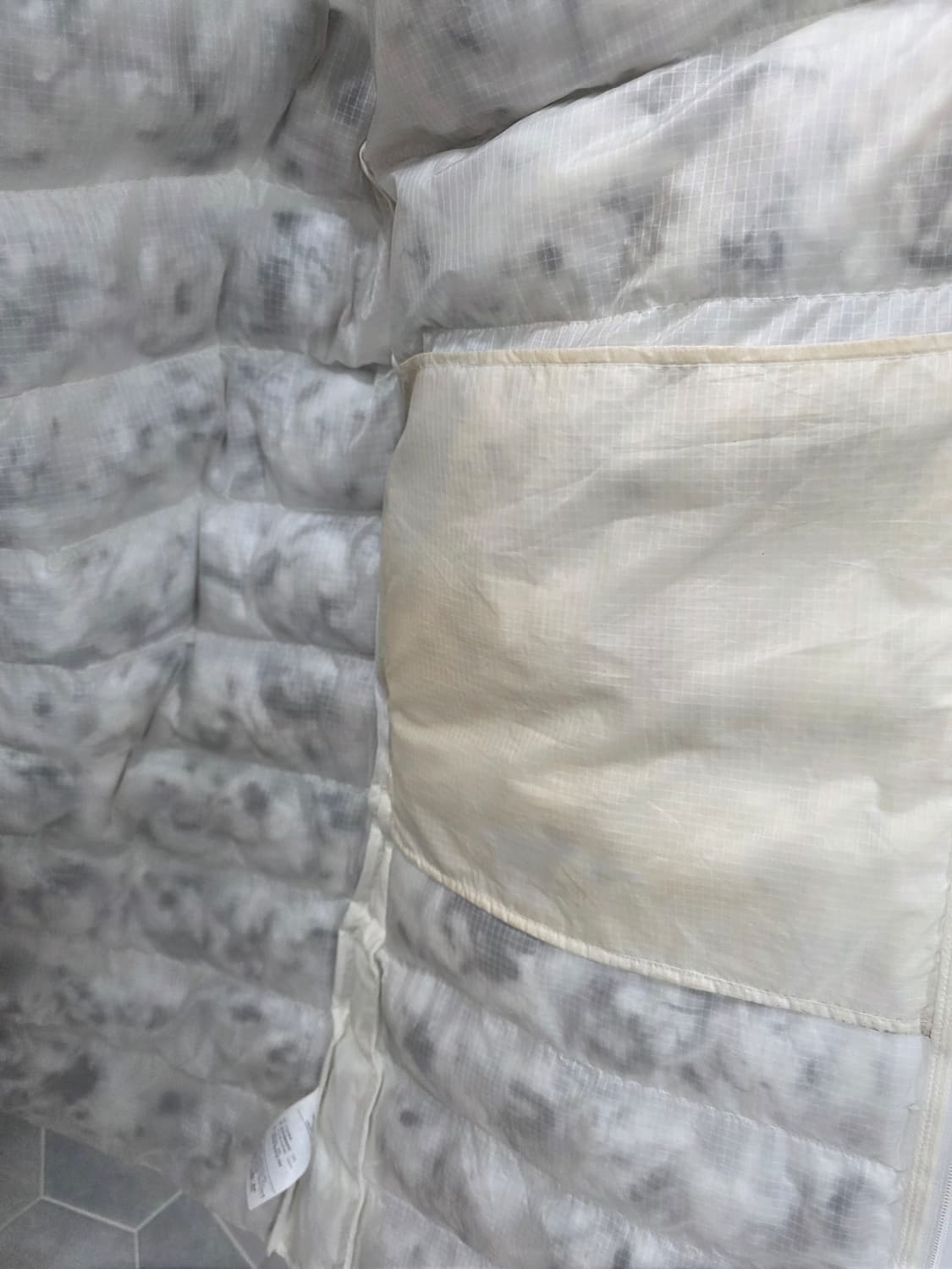 나이키 마블 에코다운 합성 필파카XL경량패딩 화이트 상품이미지8