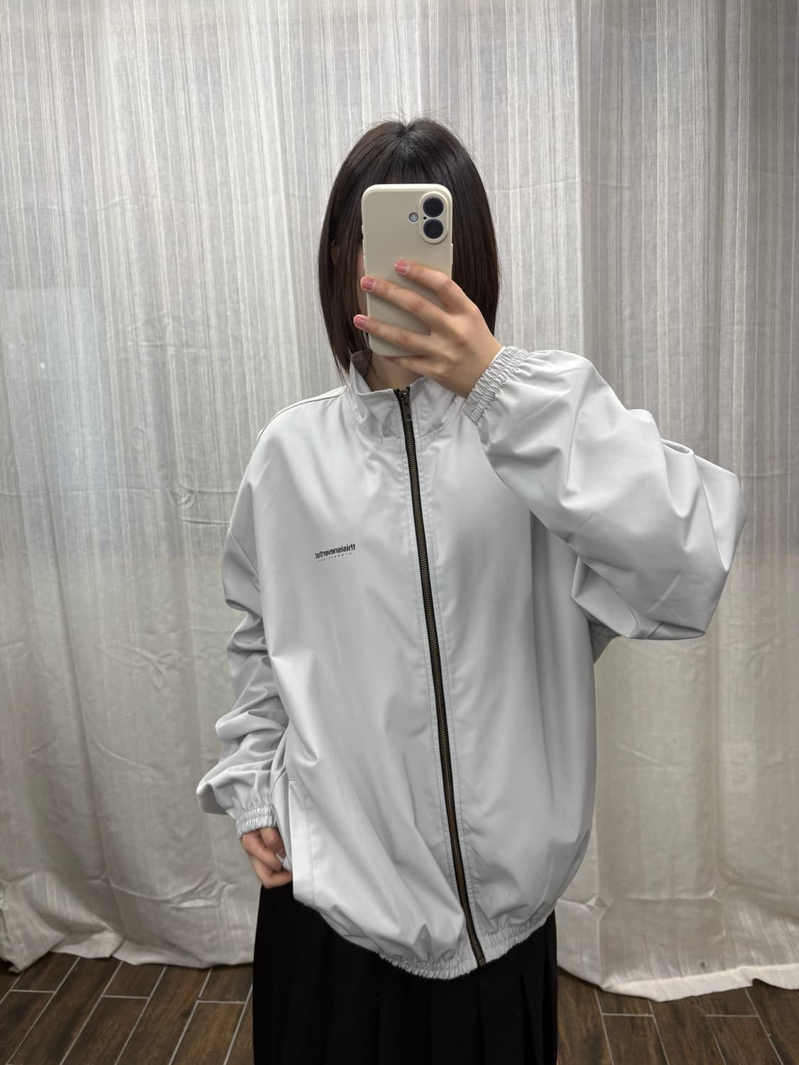 디스이즈네버댓 INTL Jacket Grey 바람막이 상품이미지6