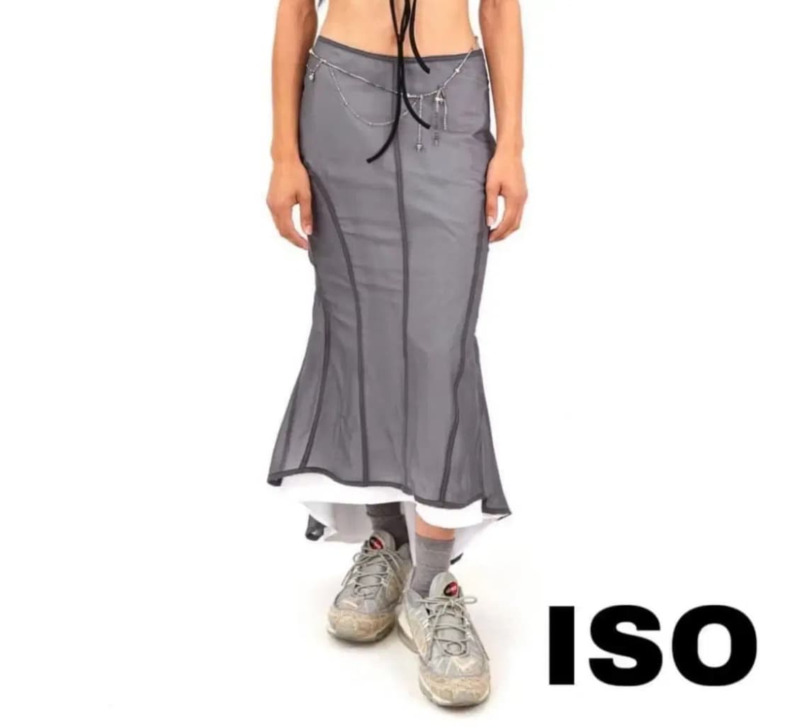 (아일릿 원희 착용 제품)hyeinseo 혜인서 머메이드 스커트 상품이미지1