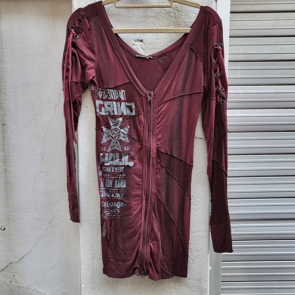 salvage long-sleeved zip-up top 상품이미지4