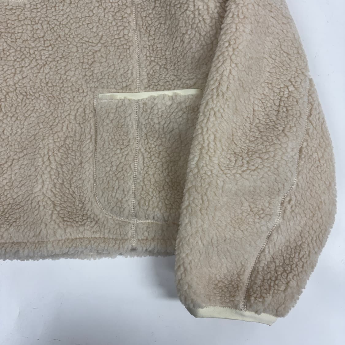 파사드 패턴 반집업 후리스 상품이미지6