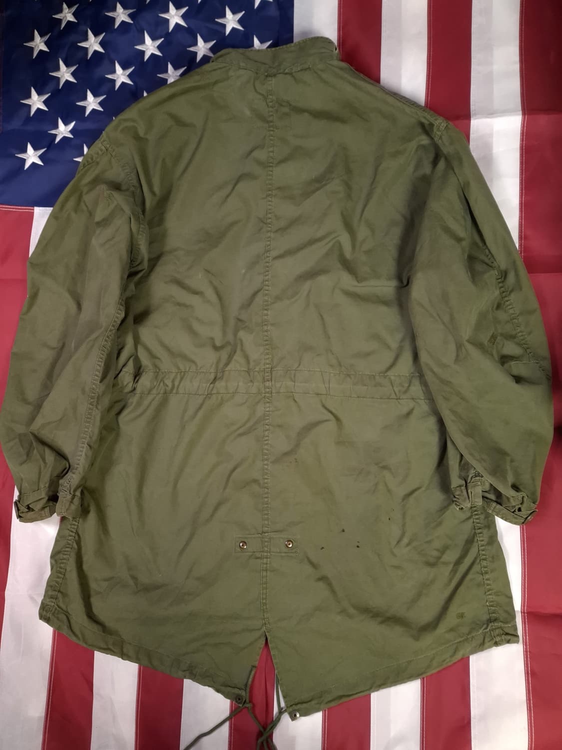 오리지날 미군 M-65 피쉬테일 개파카 스몰 풀셋트 상품이미지10