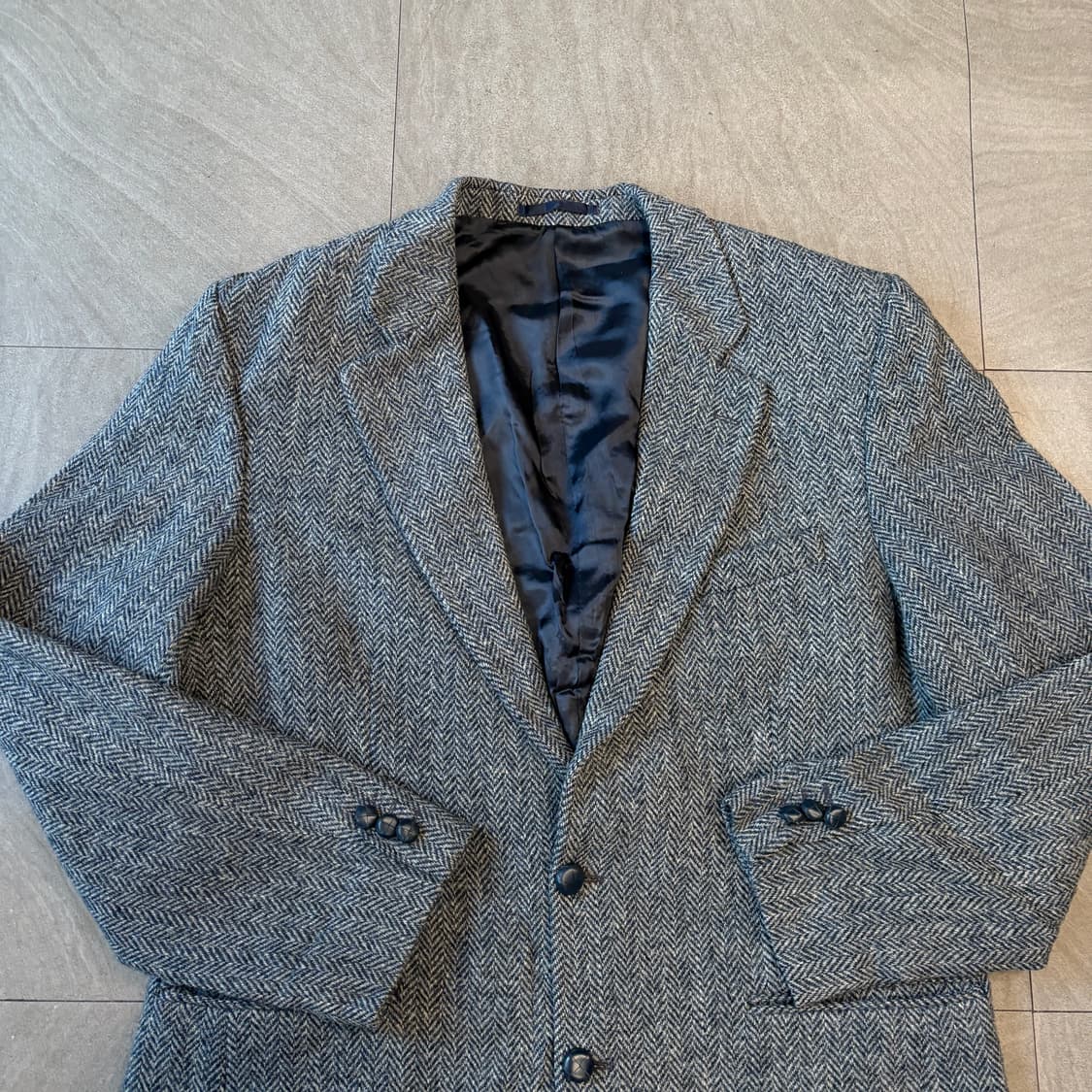 빈티지 해리스트위드 울 자켓 상품이미지3