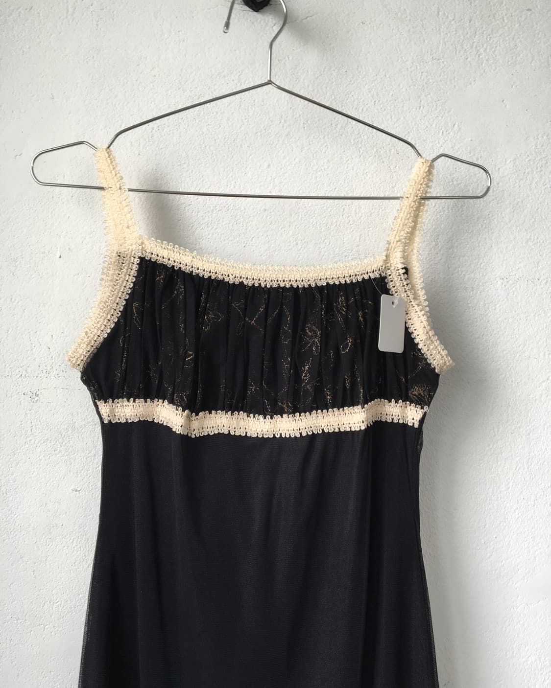 crochet trimming shirring point sleevele 상품이미지4