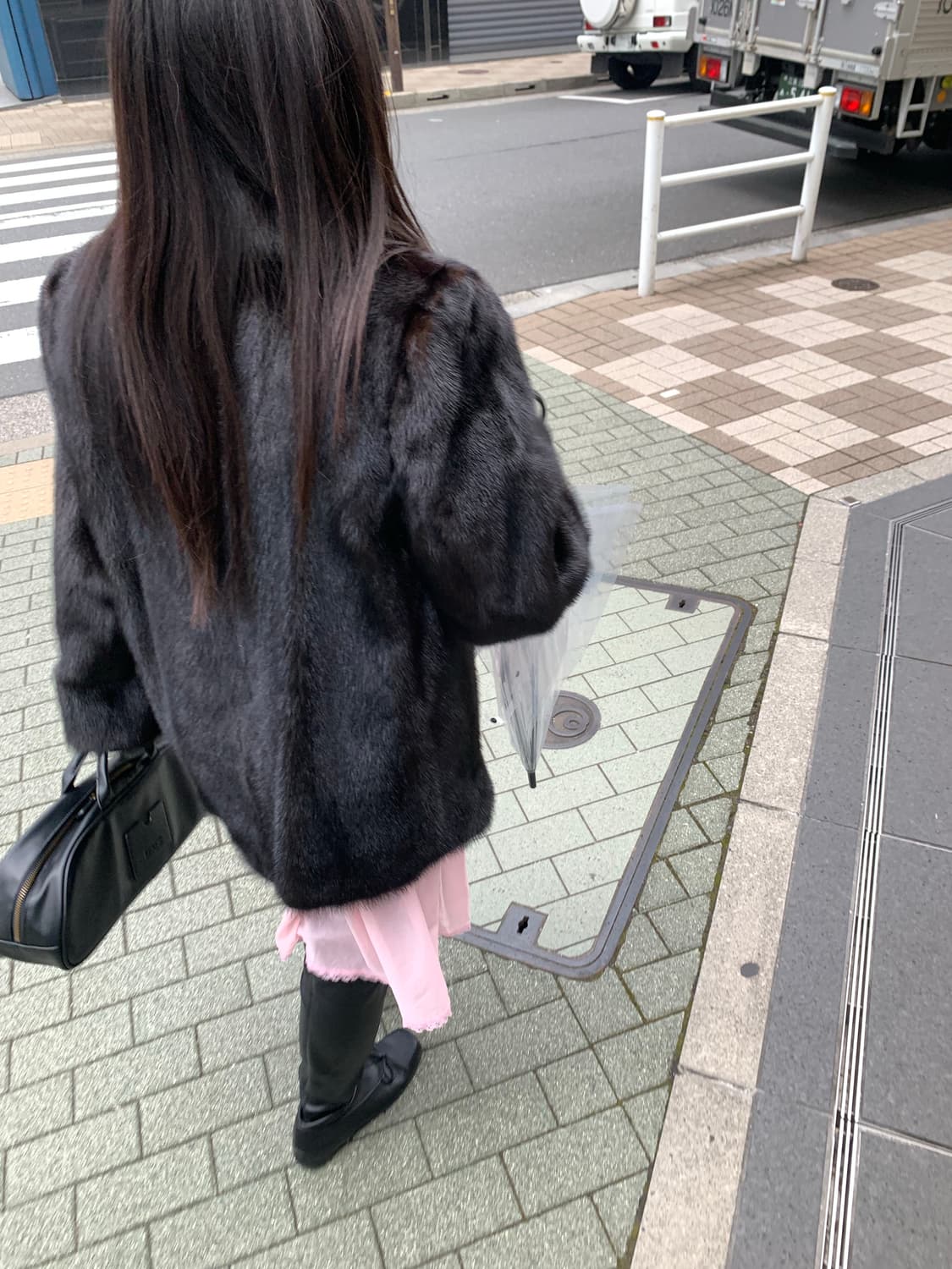Black mink coat 상품이미지3