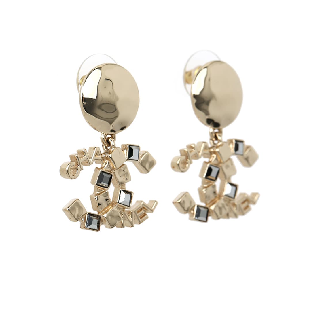 샤넬 CC 로고 귀걸이 골드 맥시사이즈 이어링 ABC816 상품이미지3