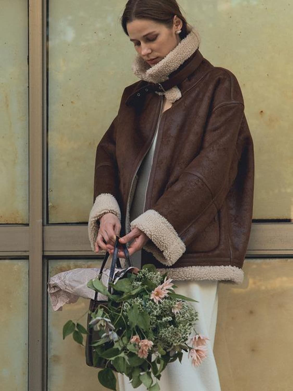 LOEUVRE 루에브르 24F/W 오버사이즈 리버시블 무스탕자켓(F) 상품이미지2