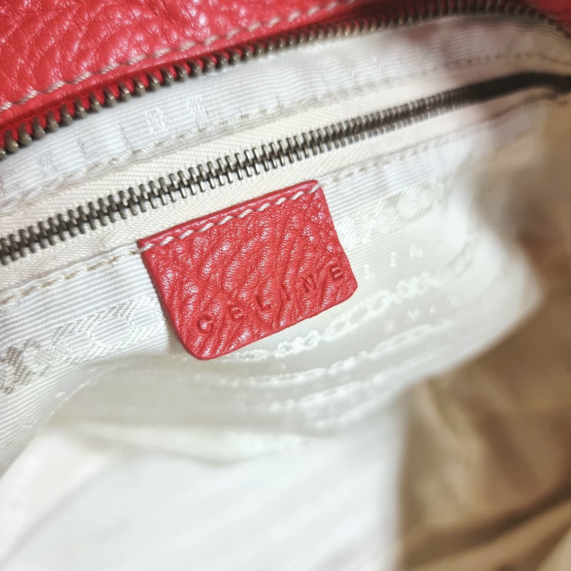 셀린느 소가죽 숄더백 토트백 호보백 made in Italy / 상태최상 상품이미지9