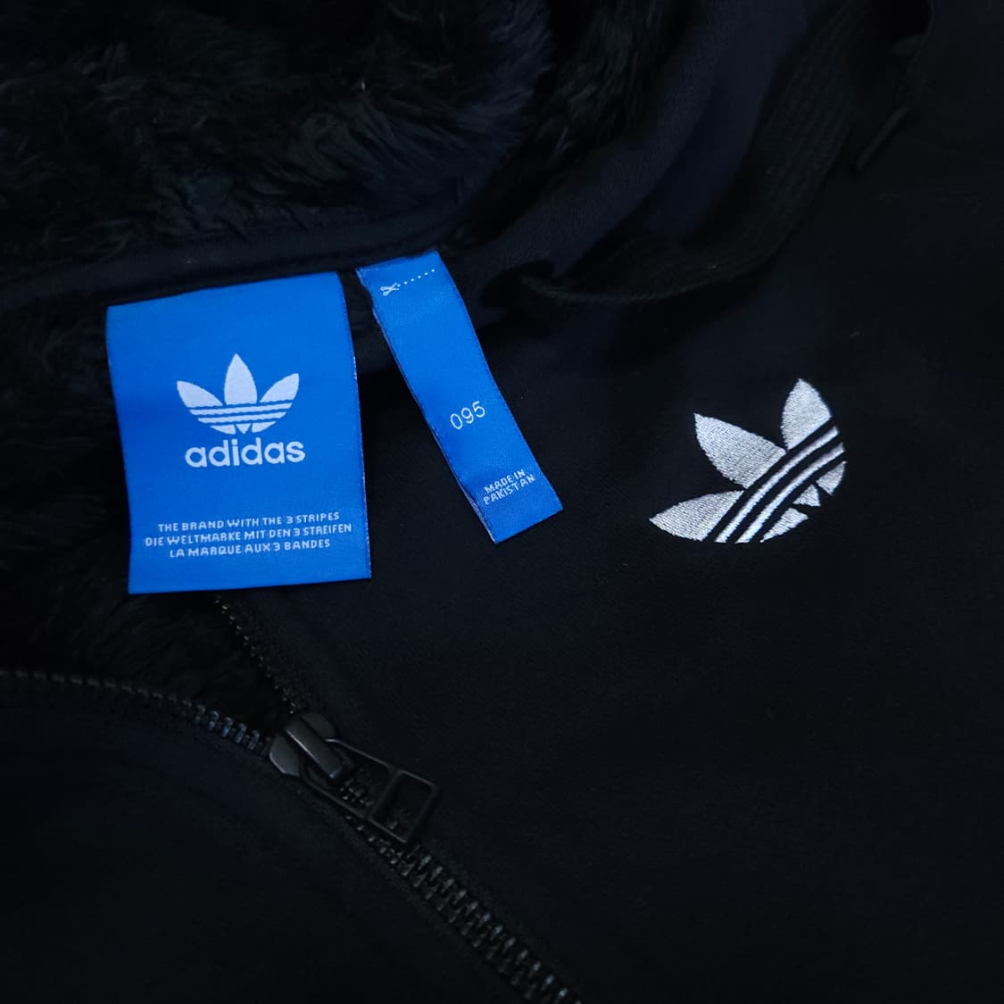 아디다스 파이어버드 털 후드집업 95-100 트레이닝 상품이미지6