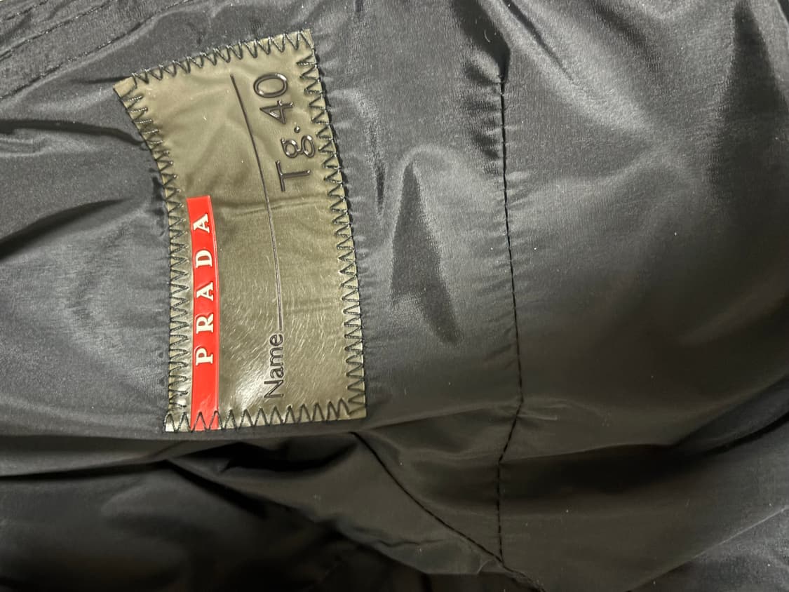 프라다 스포츠 드로우 스트링 다운 코트 상품이미지4