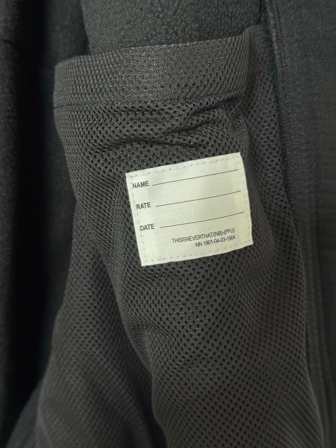 [L]뉴발란스 x 디스이즈네버댓 후리스 자켓 블랙 상품이미지7