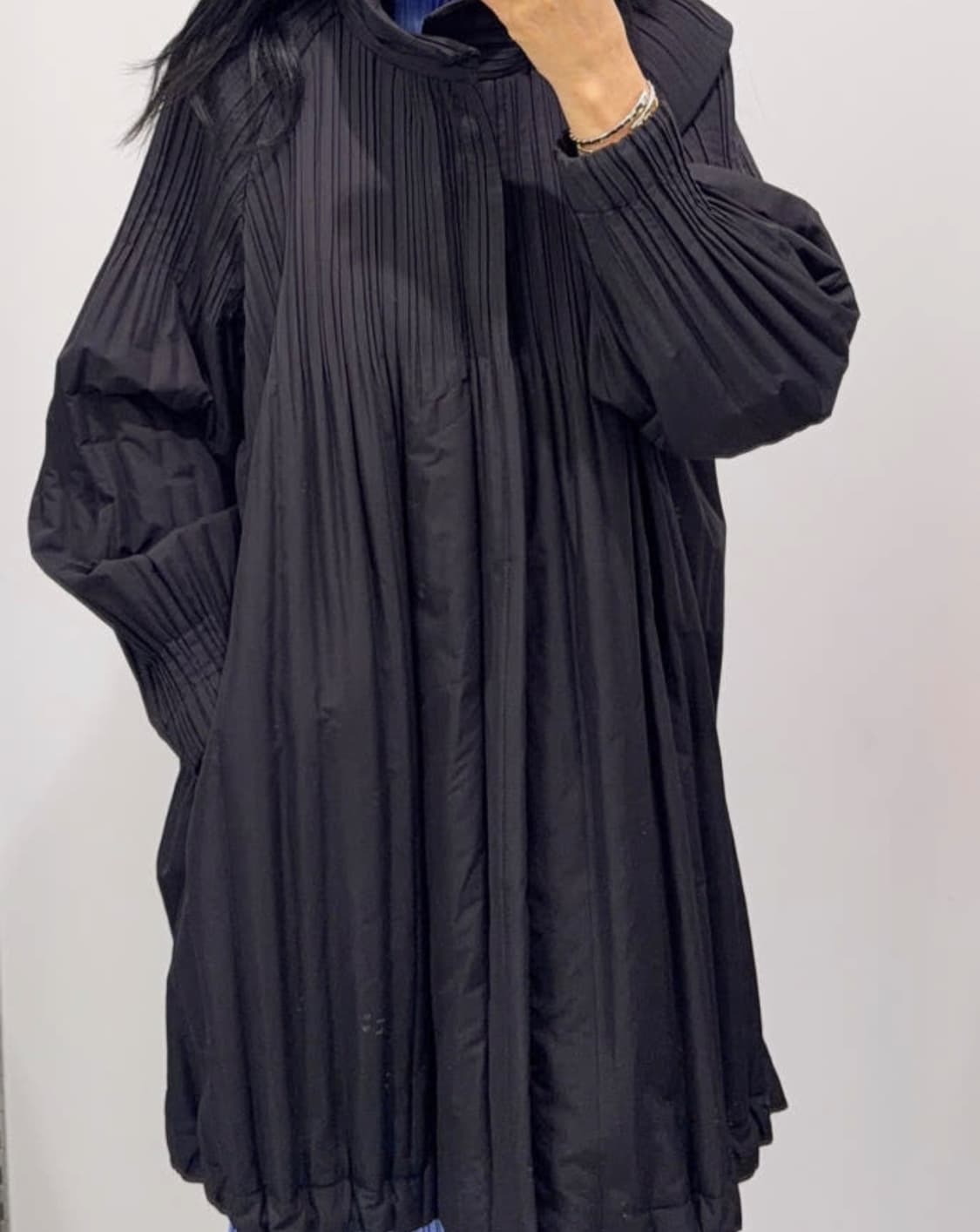 이세이미야케 플리츠 코트 블랙 상품이미지1