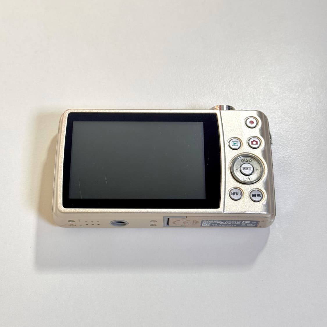카시오 엑슬림 EX-Z270 샴페인골드 빈티지디카 상품이미지8