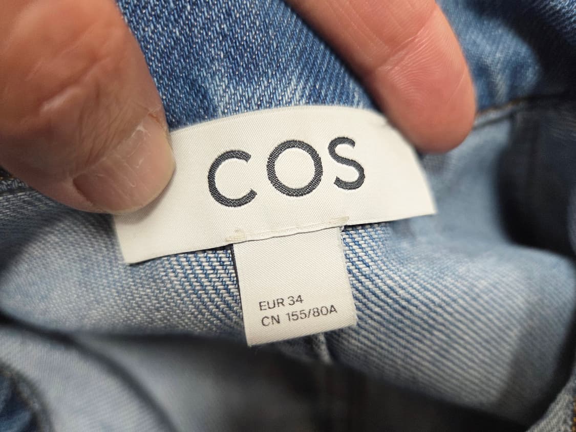 COS 칼라드 V넥 데님탑 55-66 상품이미지8