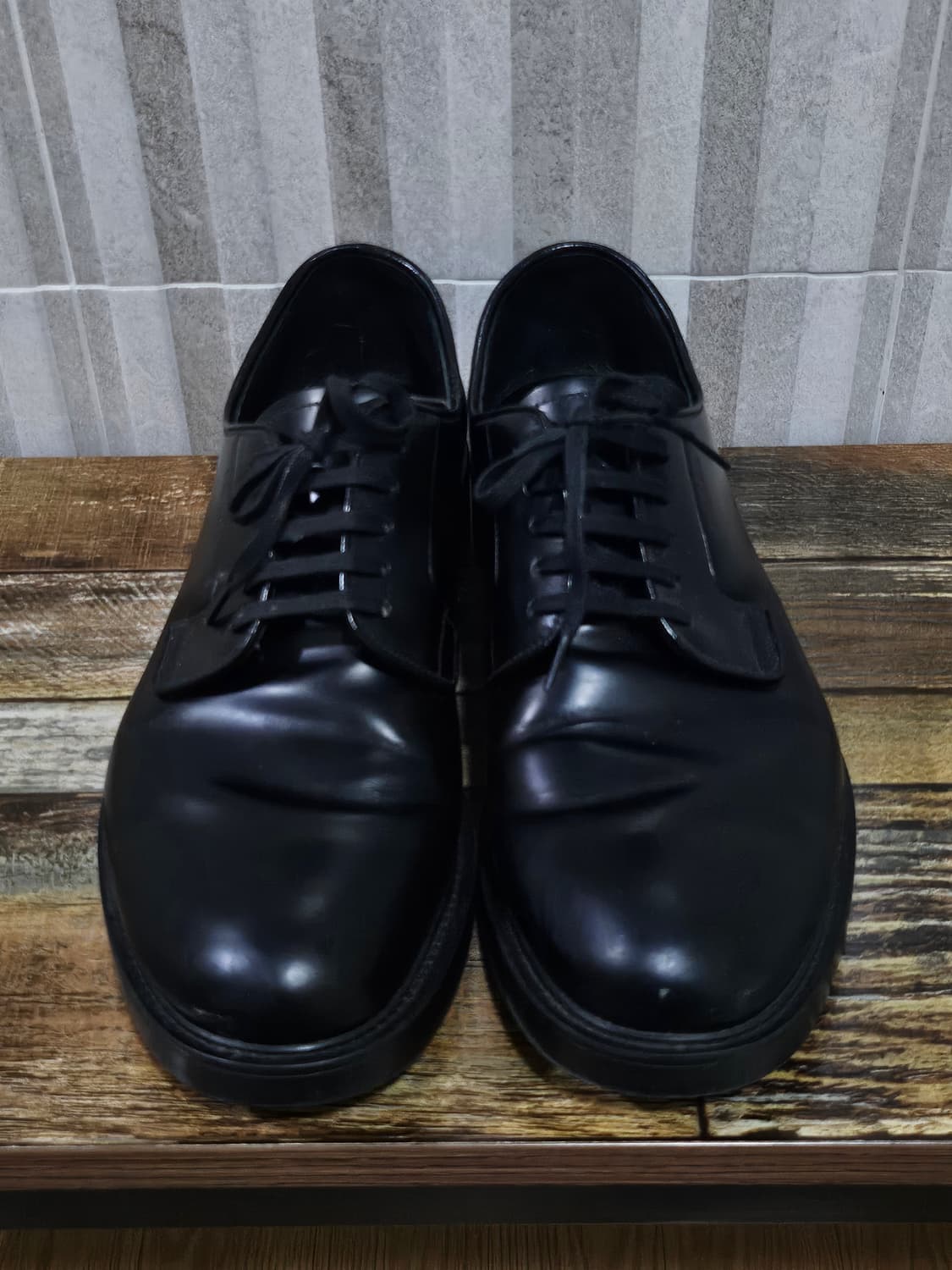 프라다 더비슈즈 로퍼 블랙 상품이미지3