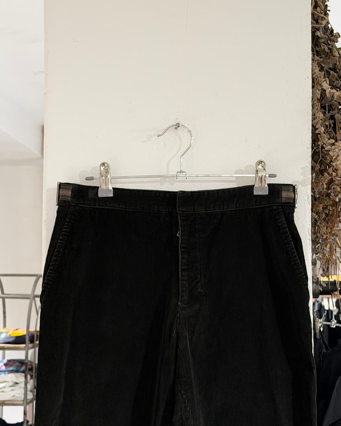 프라다 스포츠 카키 코듀로이 벨티드 숏팬츠 상품이미지2