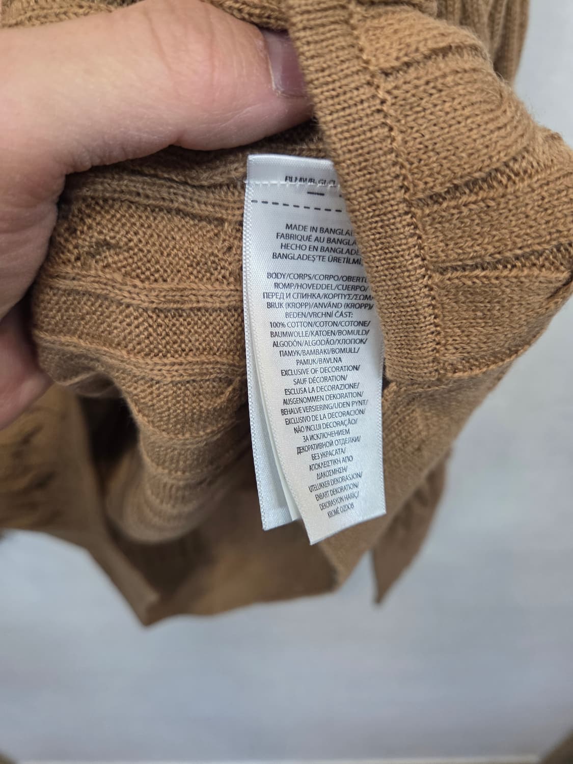 폴로랄프로렌 케이블 카라니트 sp 상품이미지6