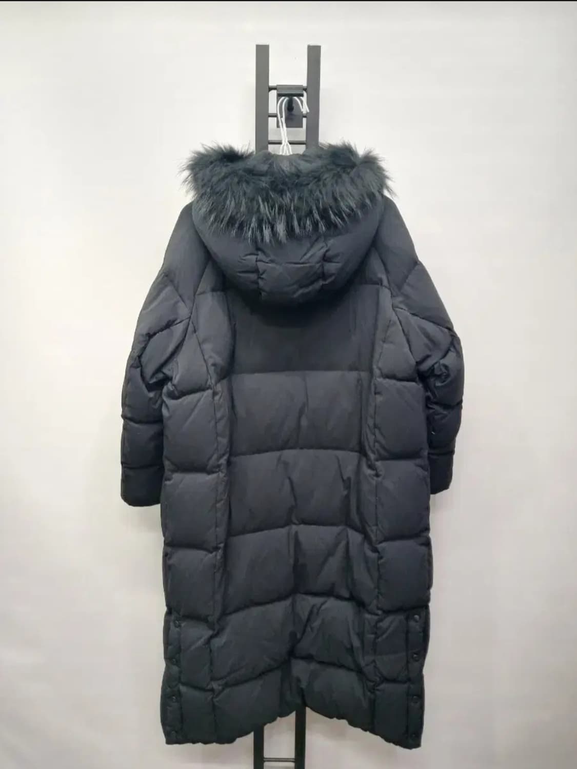 스튜디오 톰보이 덕다운 롱패딩 후드라쿤털퍼 L 상품이미지2