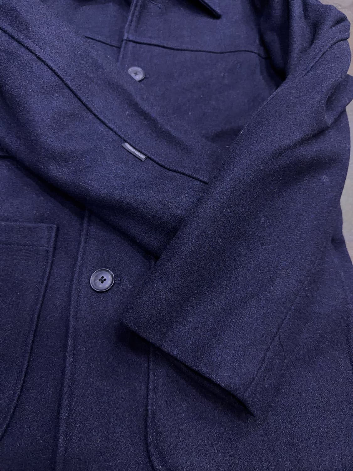 유니폼브릿지 울 포켓 하프코트 M 상품이미지6