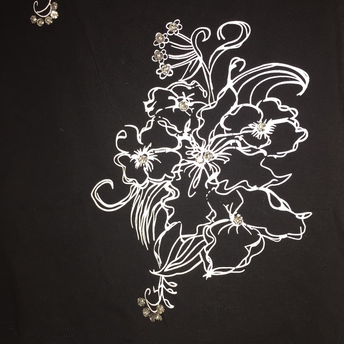 Vintage 갸루 펑크 오리엔탈 핫픽스 슬리브리스 상품이미지3