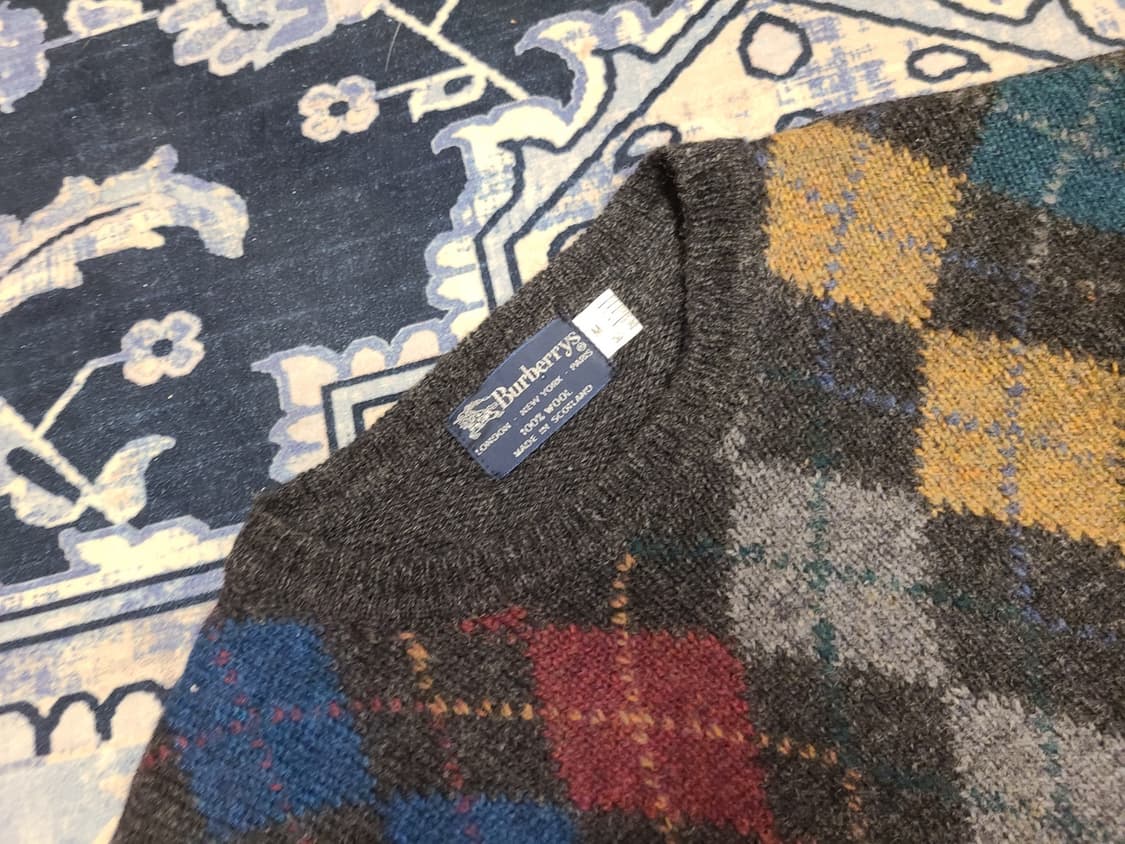 버버리 80’S 니트 상품이미지2