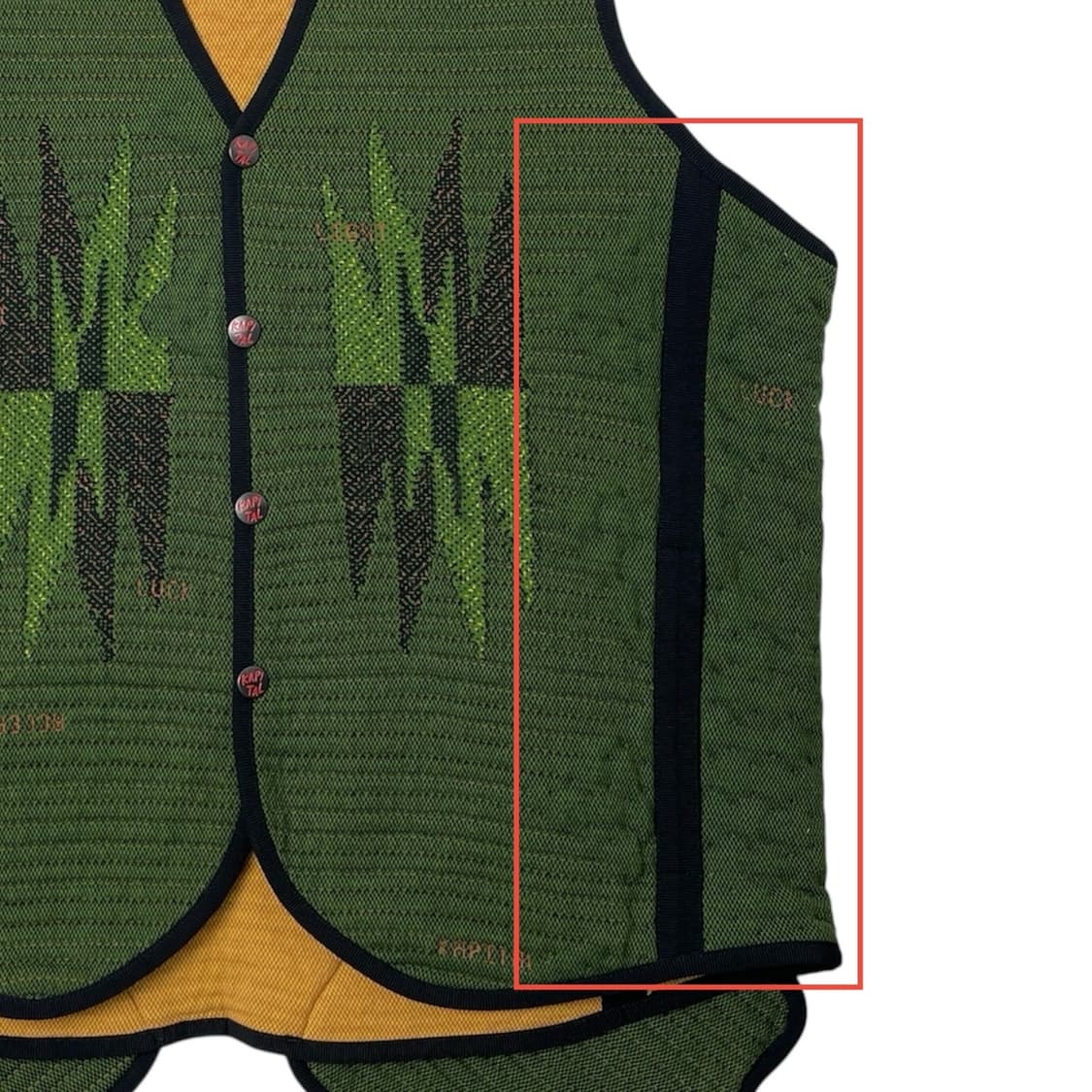 Kapital × BYBORRE Collaboration Vest 상품이미지8