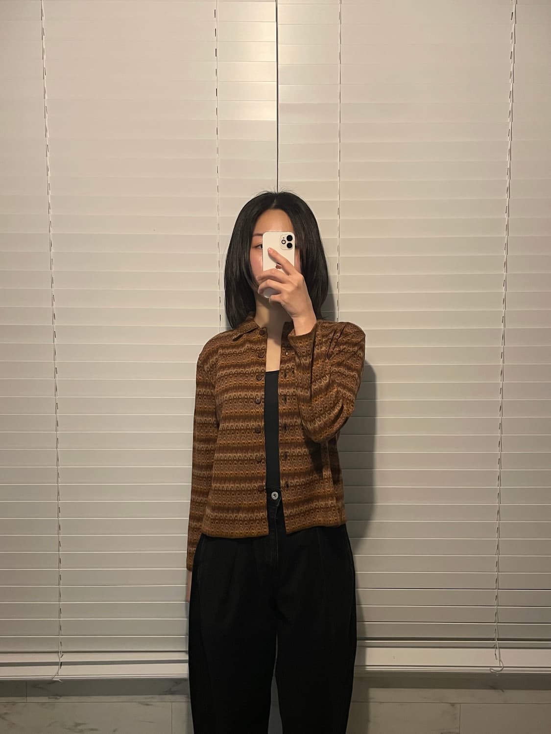 미쏘니 그라데이션 케이블 니트 상품이미지1