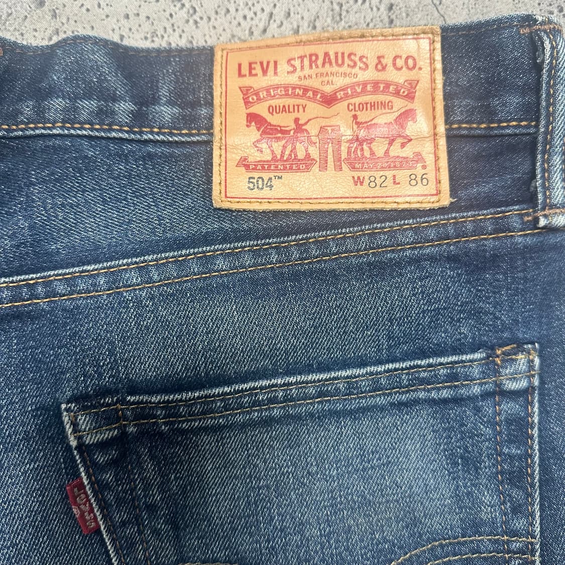 ✨ (바배) 리바이스 504 데님 팬츠 상품이미지3