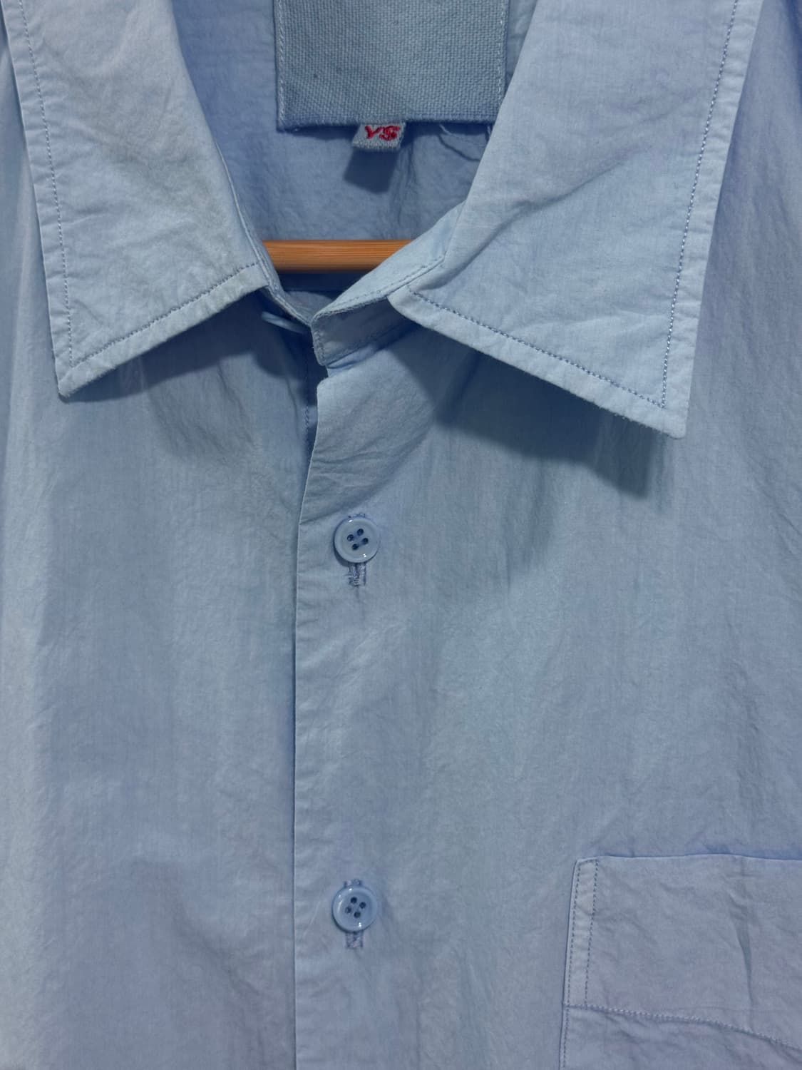 [L] 요코사카모토 레귤러 칼라 셔츠 스카이블루 상품이미지10