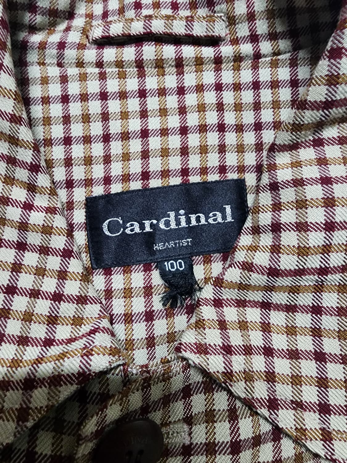 빈티지 카디널 올드스쿨 체크 블루종 자켓 상품이미지6