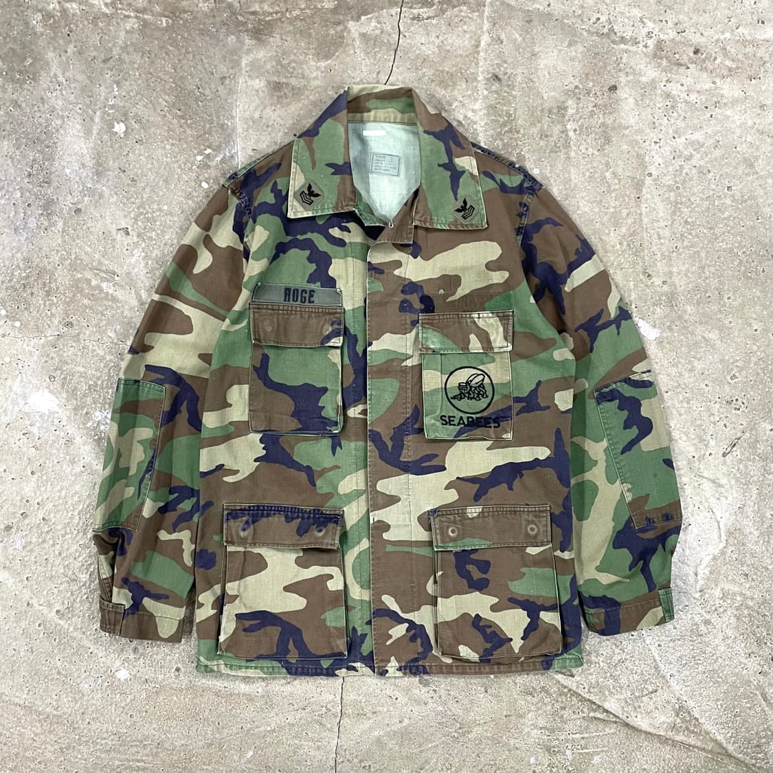 80's 미군 컴뱃셔츠 M 상품이미지1