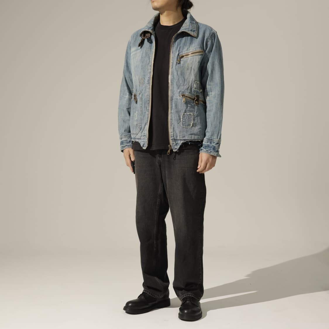 JPN 데님 블루종 자켓 상품이미지6