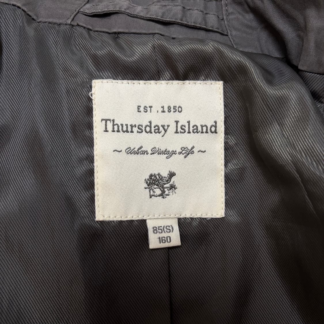 썰스데이 아일랜드 더블 트렌치 자켓 상품이미지3