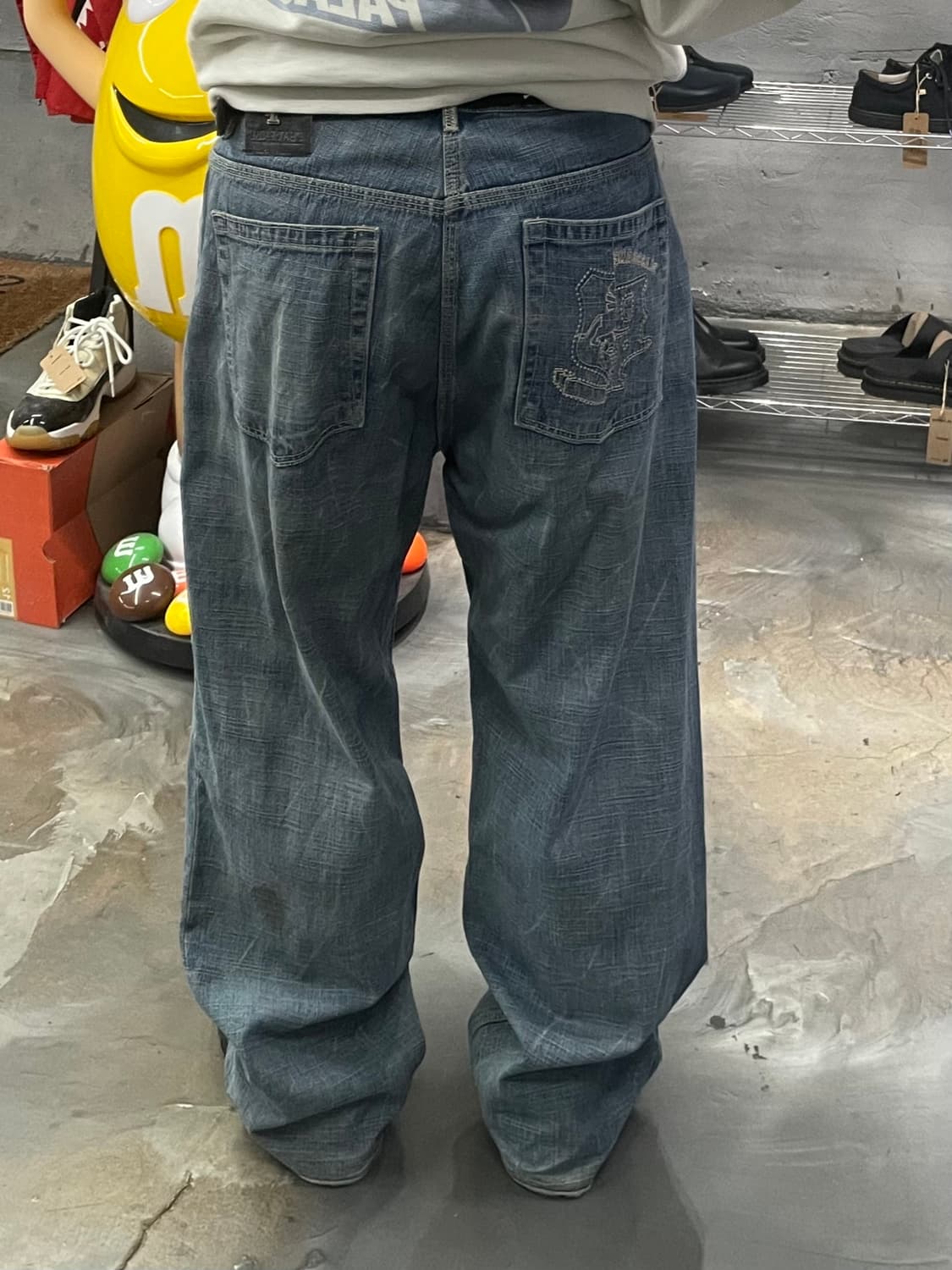 팻팜 와이드 데님 팬츠 상품이미지10