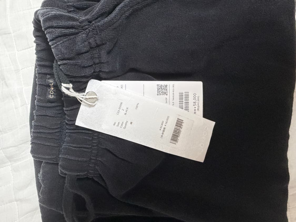 [새상품]25fw 코튼 저지 니턱 팬츠 2사이즈 상품이미지7