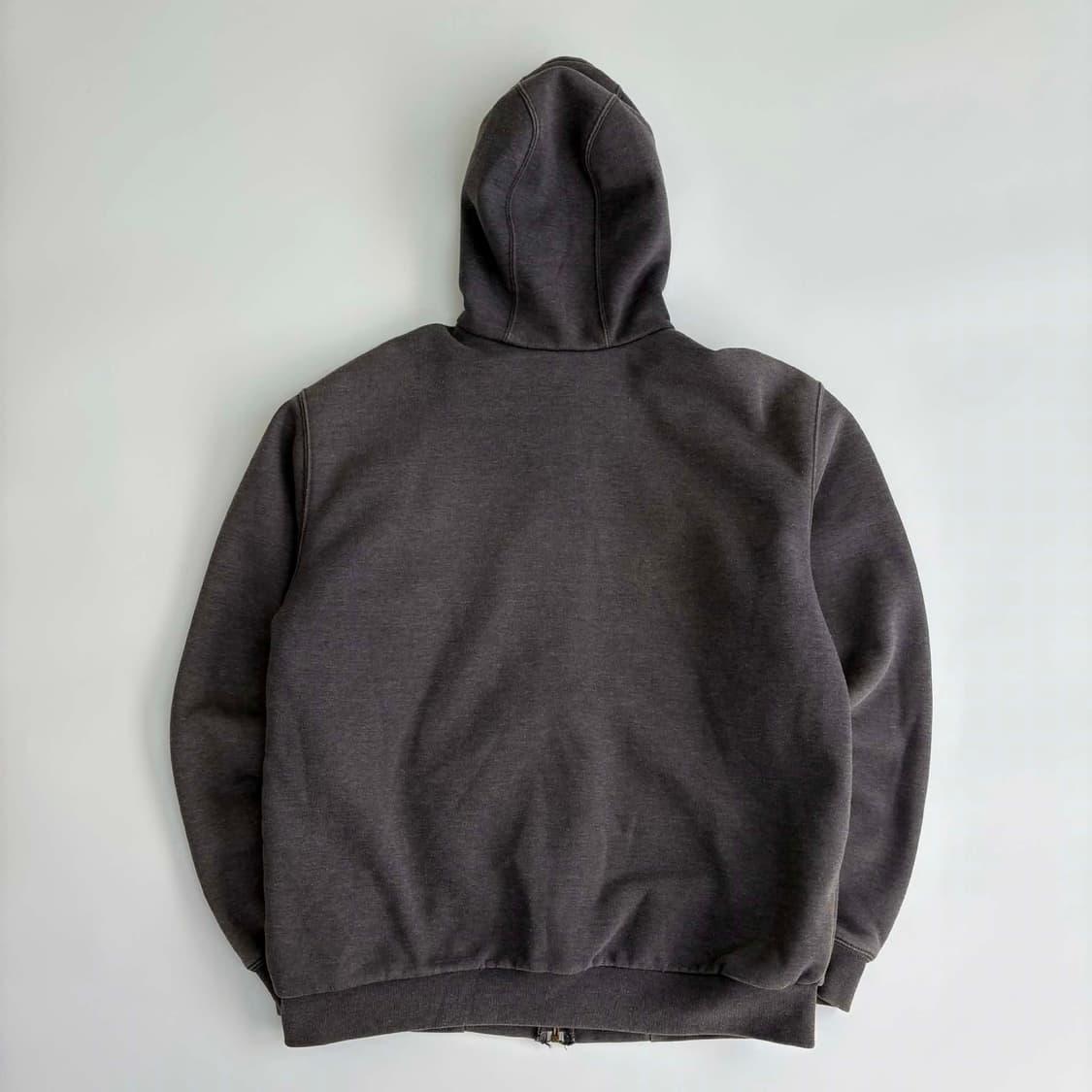 칼하트 그레이 써멀 헤비웨이트 후드집업 희귀져지(S) 상품이미지3