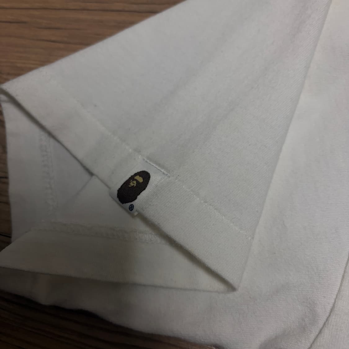 Bape White T-shirt 상품이미지4