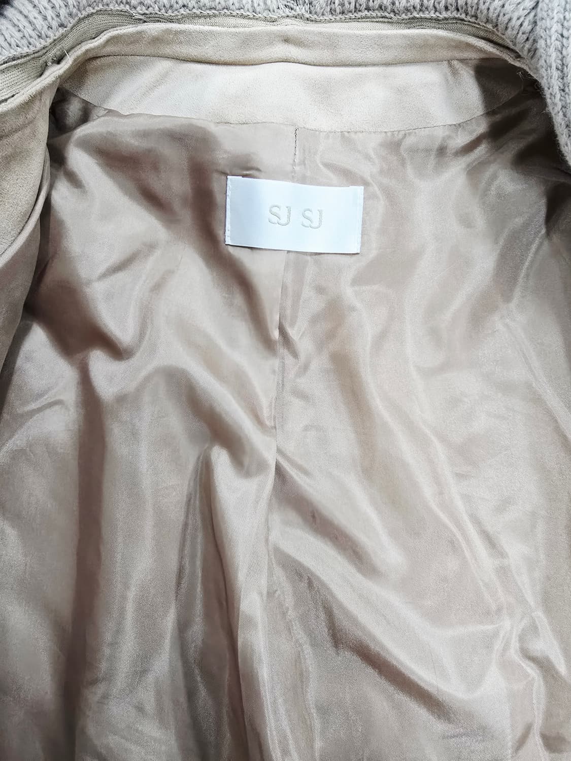 SJSJ 뽀글이 플리스 자켓 베이지 상품이미지7